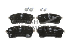 LR162044- přední brzdové destičky (R18)
