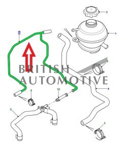 PCH114830- hadice chlazení 1.8 (VÝPRODEJ)
