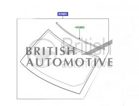 CMB000370- originál čelní sklo Rover 75 - VÝPRODEJ