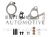 LR044563KIT- sada těsnění levého turbodmychadla 4,4TDV8